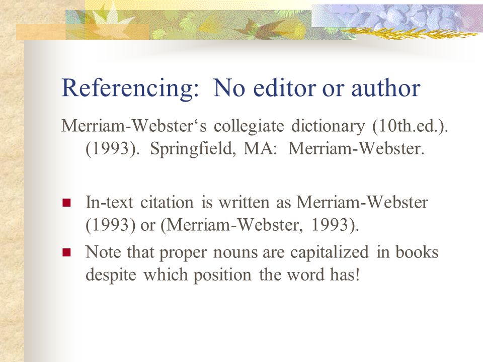Apa 2024 dictionary citation